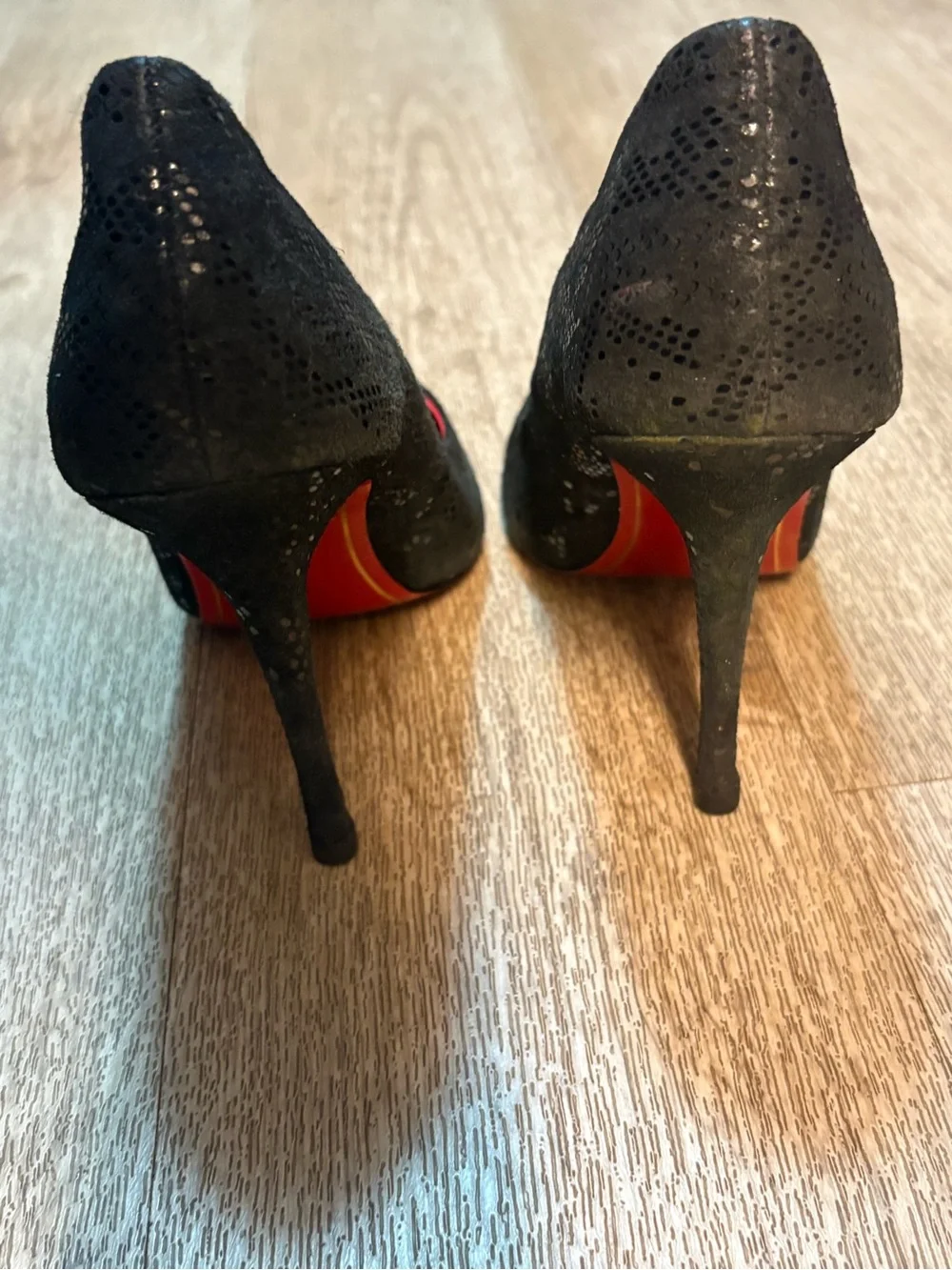 CHARLES JOURDAN PARIS BLACK HEELS SIZE 10M